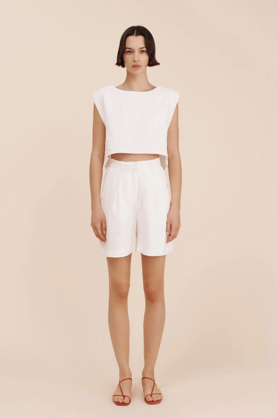 Clothing POSSE | Marchello Short Ivory