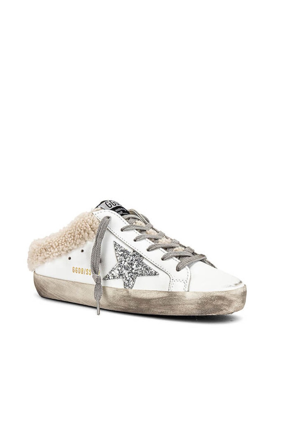 Shoes Golden Goose | Superstar Sabot Sneakers White/Silver/Beige