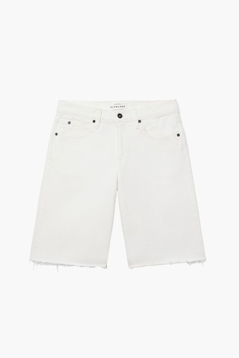 Clothing SLVRLAKE | Mica Low Rise Wide Leg Short White