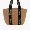 Bags Chloe | Woody Large Basket Black/Beige