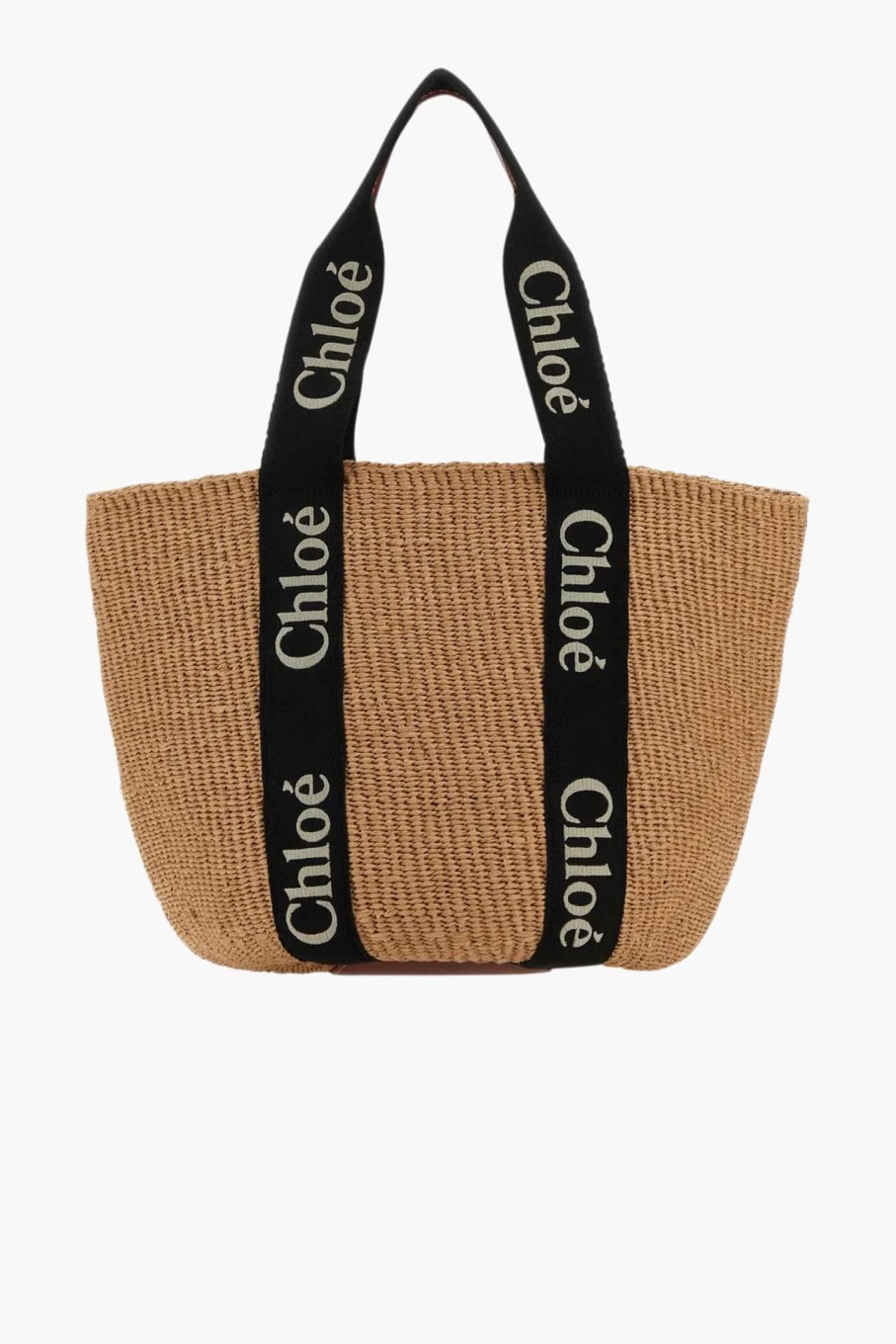 Bags Chloe | Woody Large Basket Black/Beige