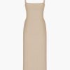 Clothing THE ATTICO | Midi Dress Beige