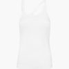 Clothing ST. AGNI | Organic Cotton Abstract Singlet White