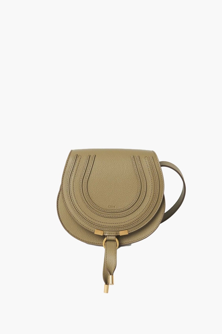 Bags CHLOÉ | Marcie Small Saddle Crossbody Bag Pottery Green