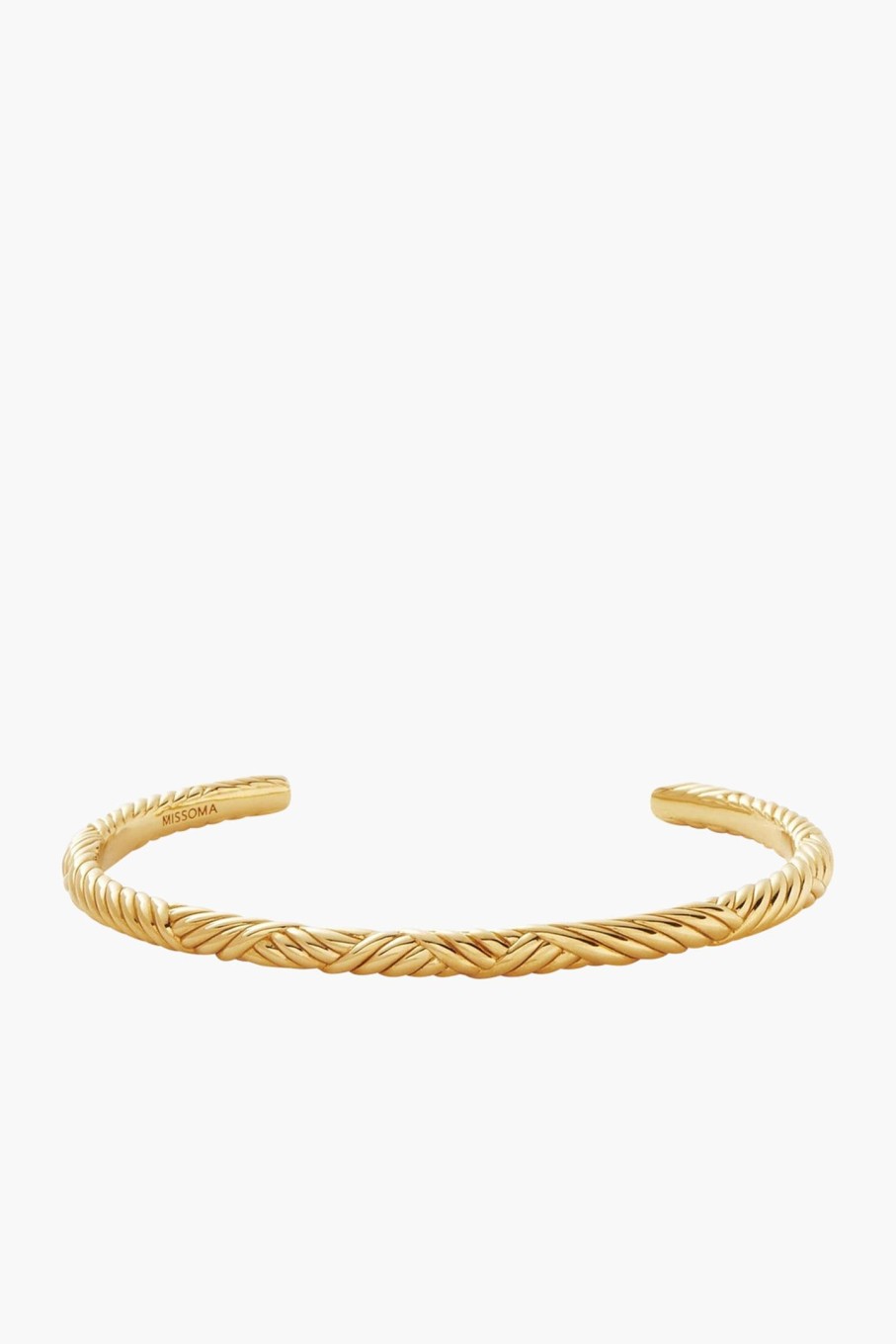 Accessories MISSOMA | Wavy Detail Cuff Gold