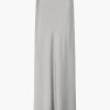 Clothing ST. AGNI | Bias Slip Skirt Silver