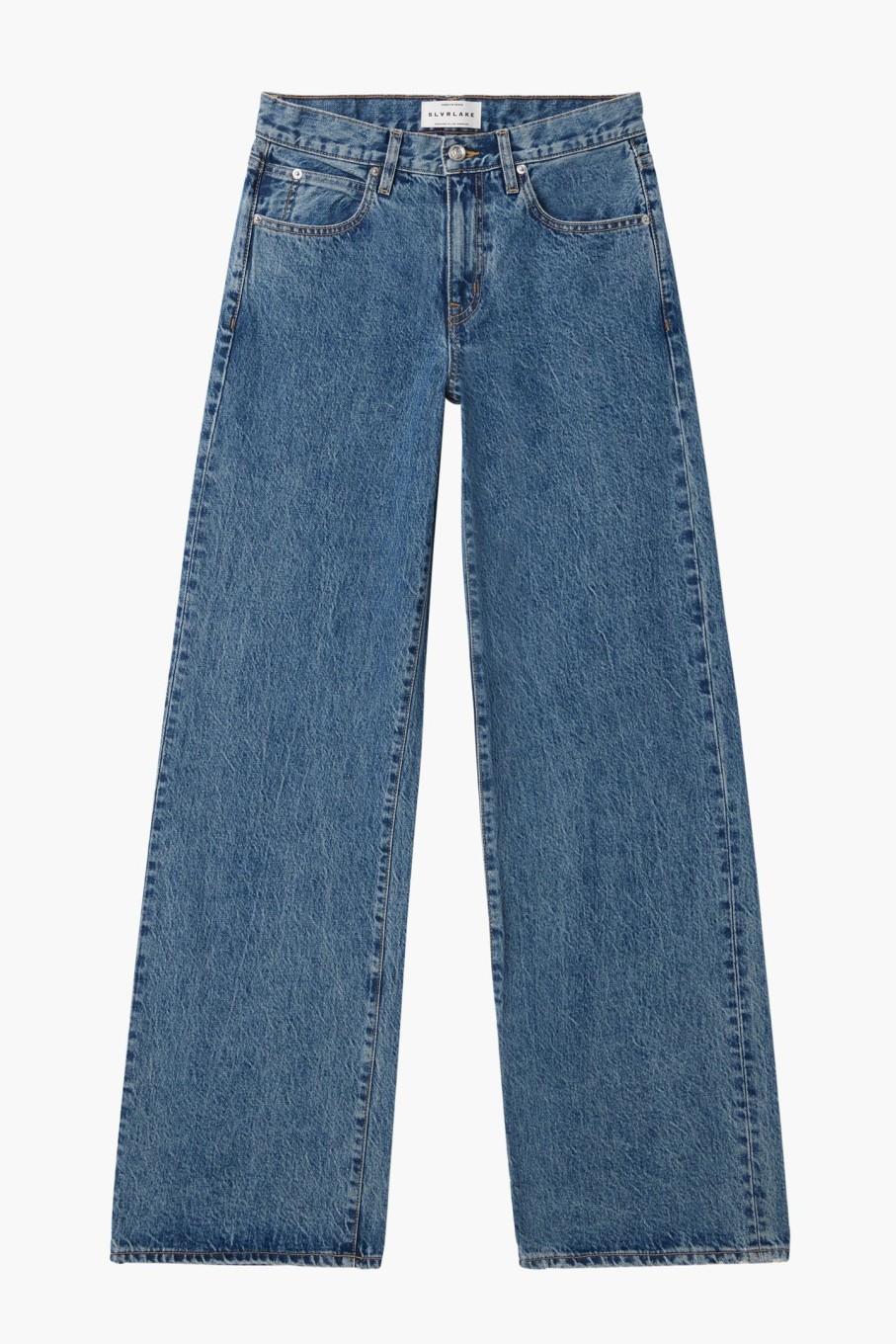 Clothing SLVRLAKE | Mica Low Rise Wide Leg Jean Born To Run