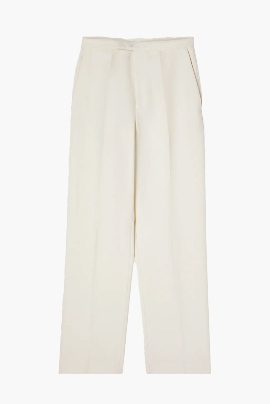 Clothing RÓHE | Tailored Wool Trousers Ivory