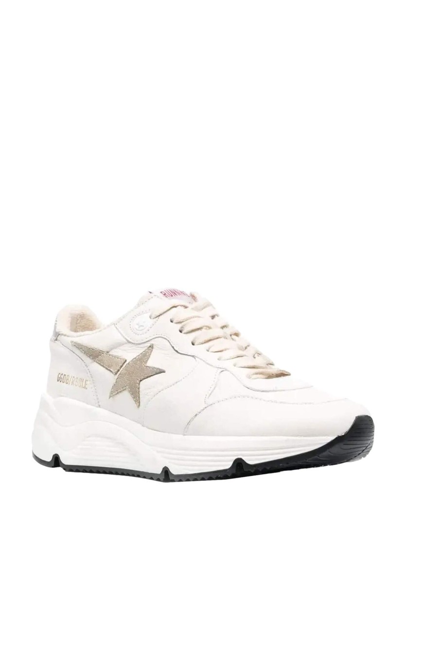 Shoes GOLDEN GOOSE | Running Sole Sneaker White/Taupe/Silver