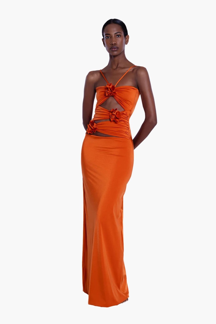 Clothing MAYGEL CORONEL | Veranera Dress Orange Egitto