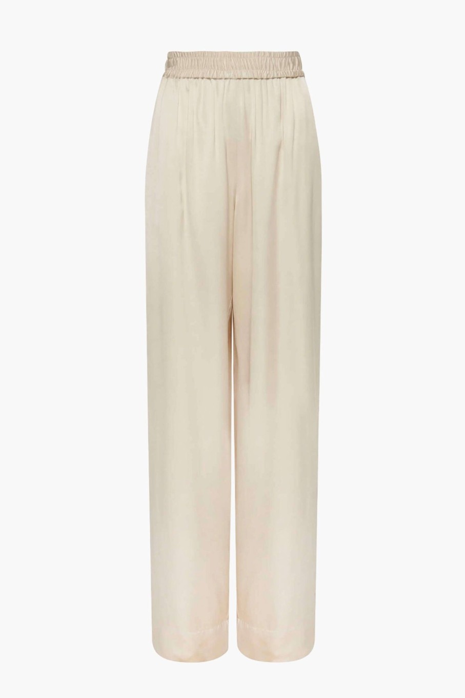 Clothing ESSE | Gathered Pants Champagne