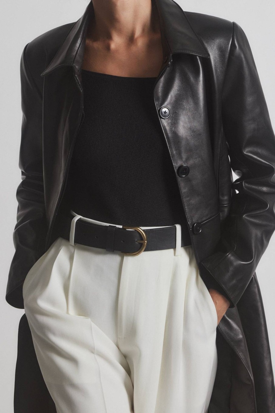 Accessories JANESSA LEONÉ | Cato Belt Black