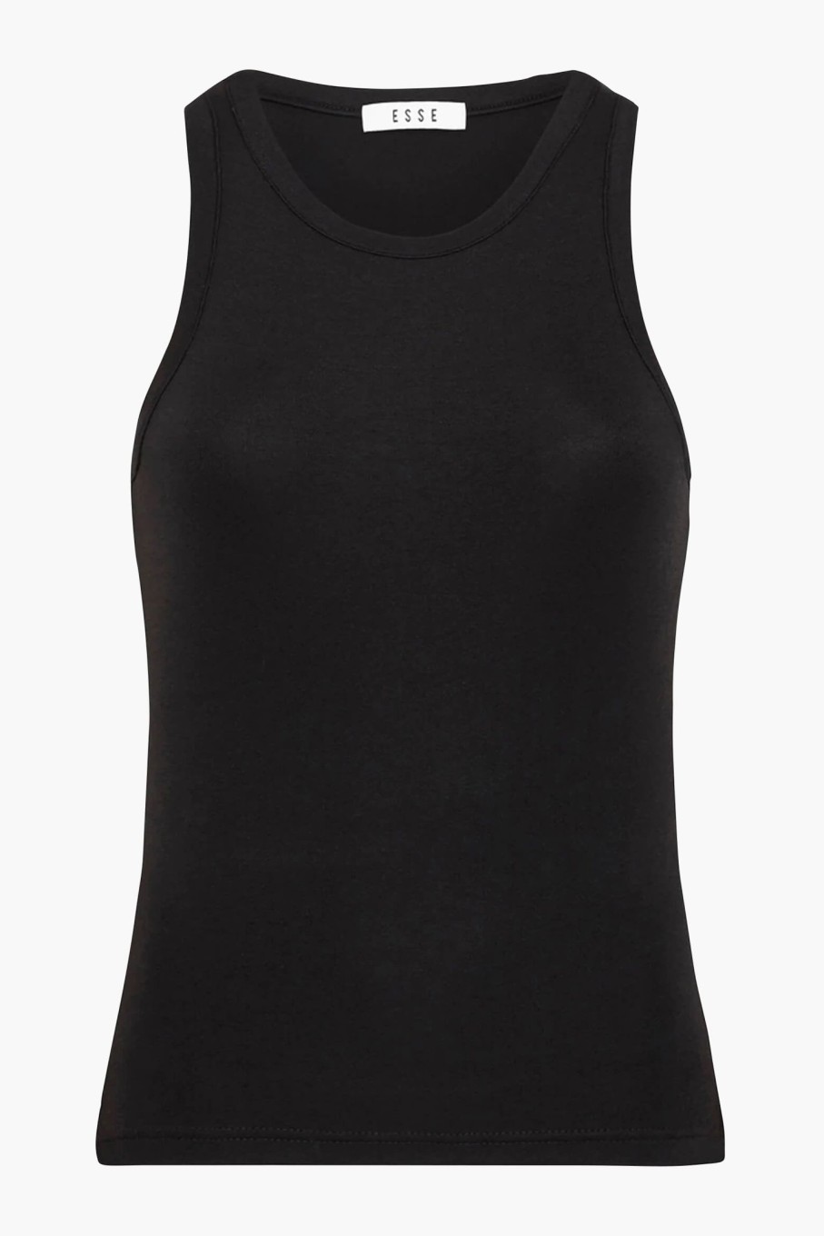 Clothing ESSE | High Neck Tank Top Black