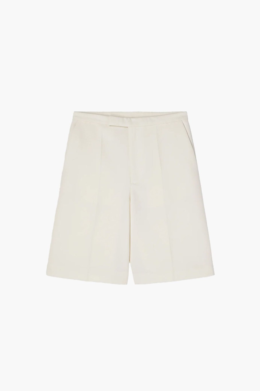 Clothing RÓHE | Tailored Wool Shorts Ivory