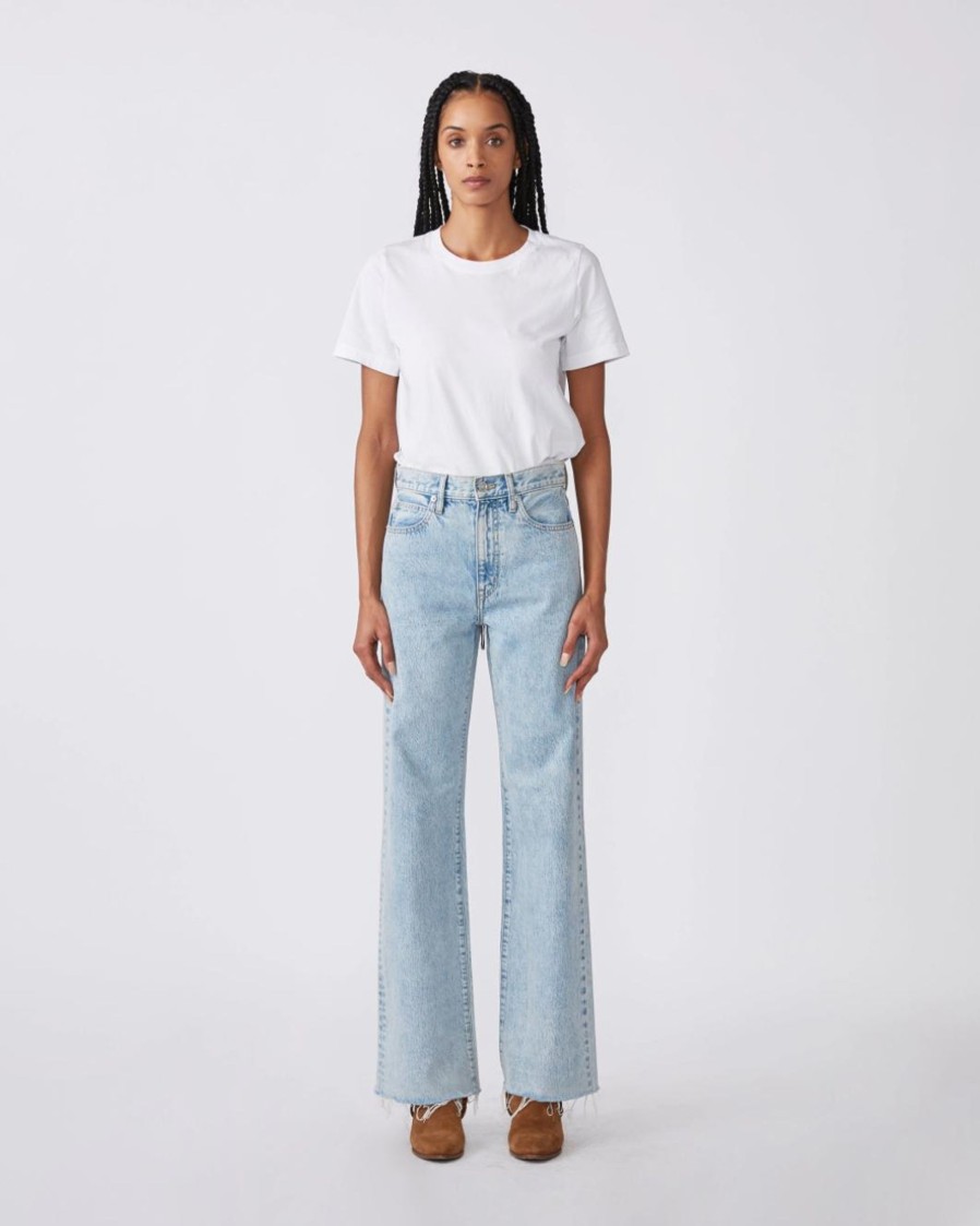 Clothing SLVRLAKE | Grace High Rise Wide Leg Jean Time To Go