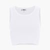 Clothing AGOLDE | Cropped Poppy Tank White