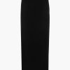 Clothing NORMA KAMALI | Side Slit Long Skirt Black