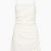 Clothing SIR | Noemi Halter Mini Dress Ivory