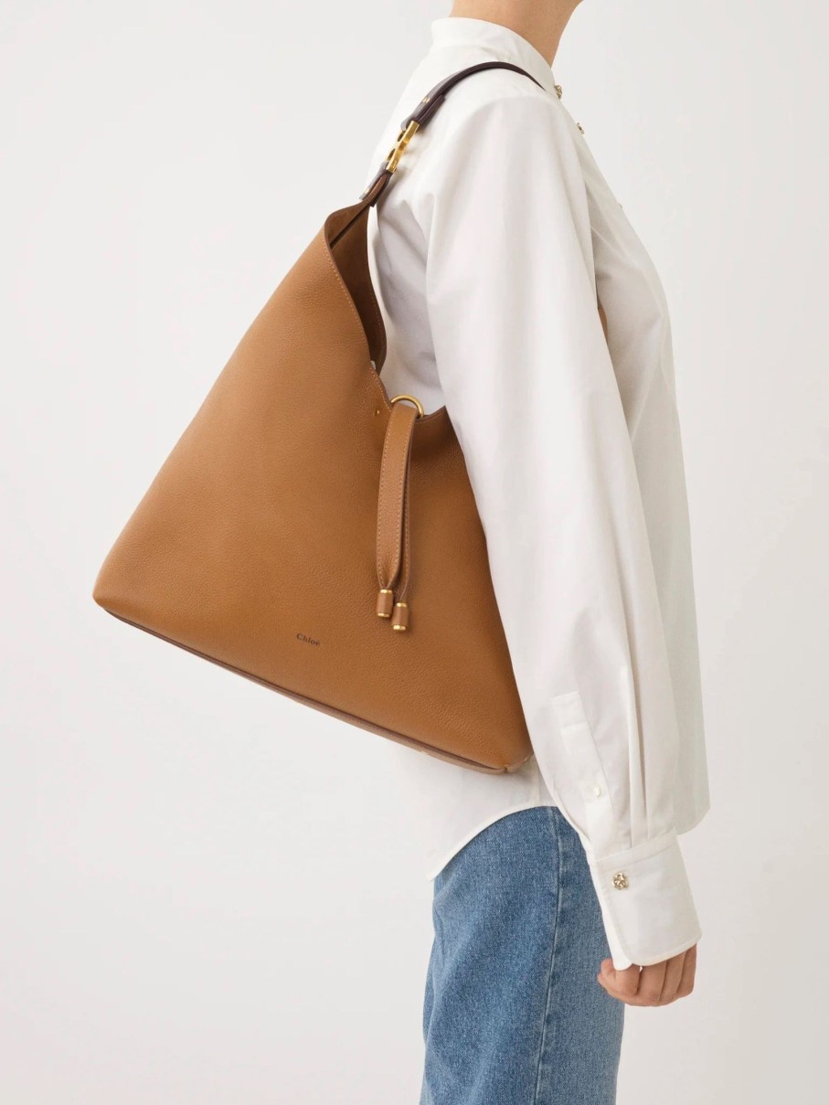 Bags Chloe | Marcie Hobo Bag Pottery Brown