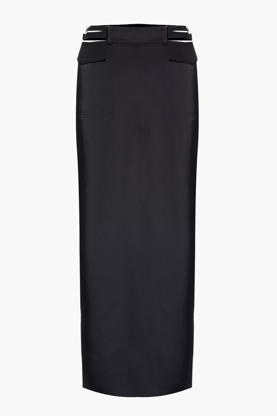 Clothing DION LEE | Pocket Column Skirt Black