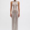 Clothing CHRISTOPHER ESBER | Cristalla Knit Tank Gown Natural