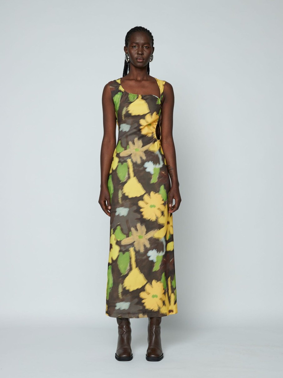 Clothing WYNN HAMLYN | Ella Maxi Dress Acid Flowers